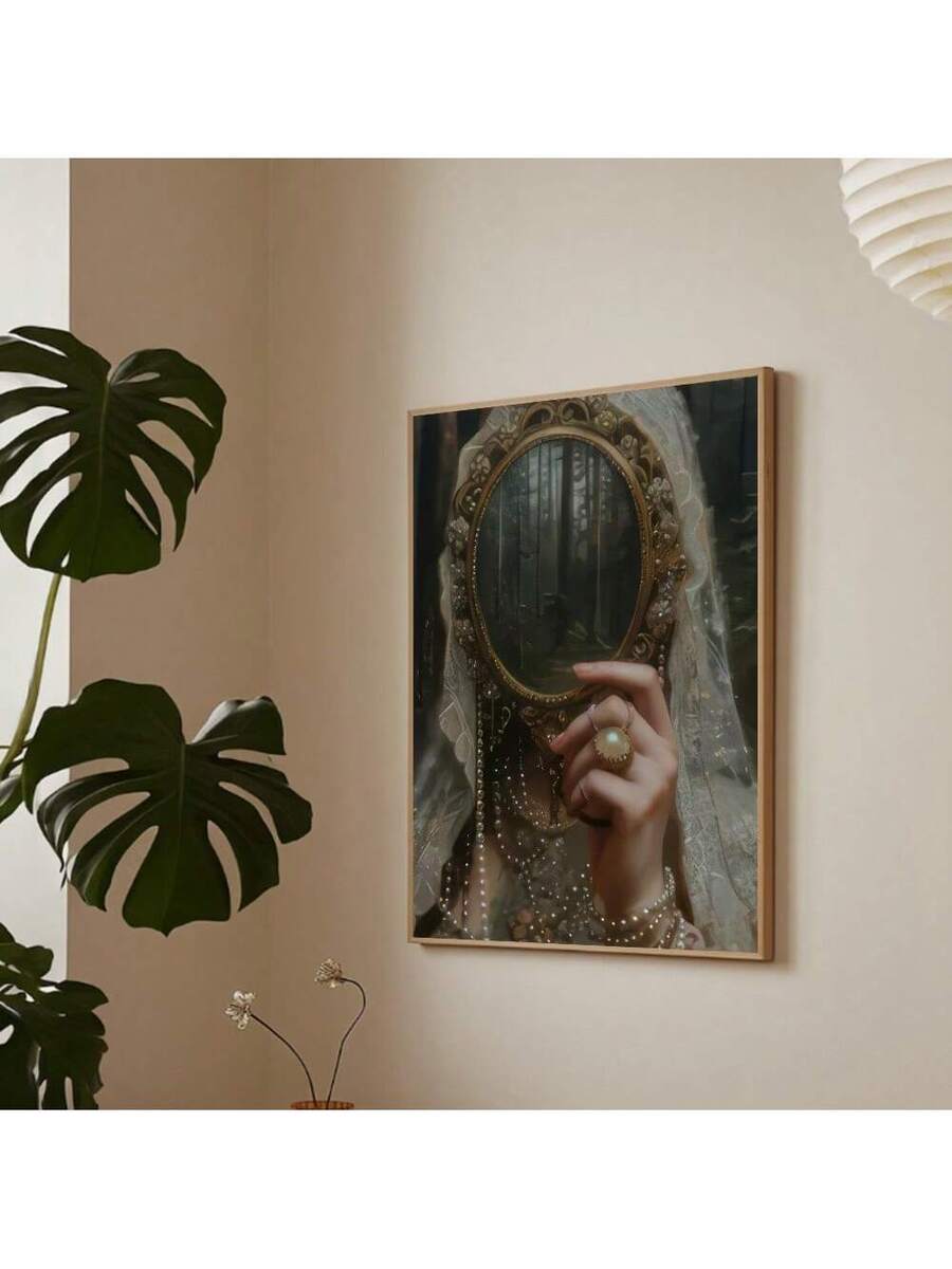 Bring timeless elegance to your space with this stunning Medieval Lady Mirror Wall Art. This Victorian-inspired canvas print features intricate details and a sophisticated aesthetic perfect for dining rooms, bedrooms, or living areas. The waterproof canvas ensures durability and longevity, while the versatile design complements both modern and classic interiors. Available as an unframed painting or ready-to-hang option, it's an ideal statement piece for collectors and a thoughtful gift for those who appreci