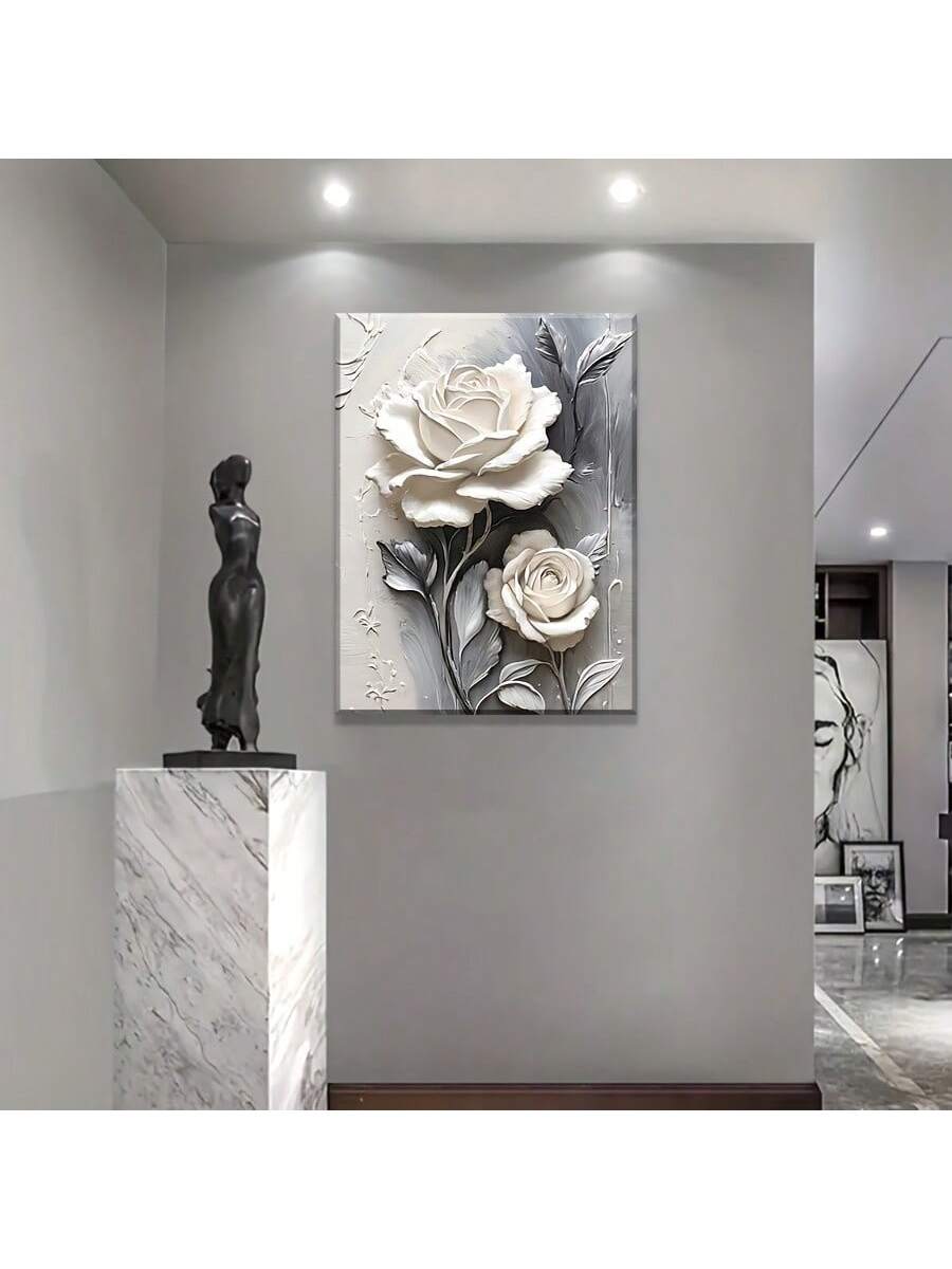 This exquisite canvas poster merges botanical artistry with portraiture, featuring a captivating female figure adorned with vibrant florals. Crafted with museum-quality printing techniques, the piece delivers rich color saturation and fine detail that elevates any interior space. 