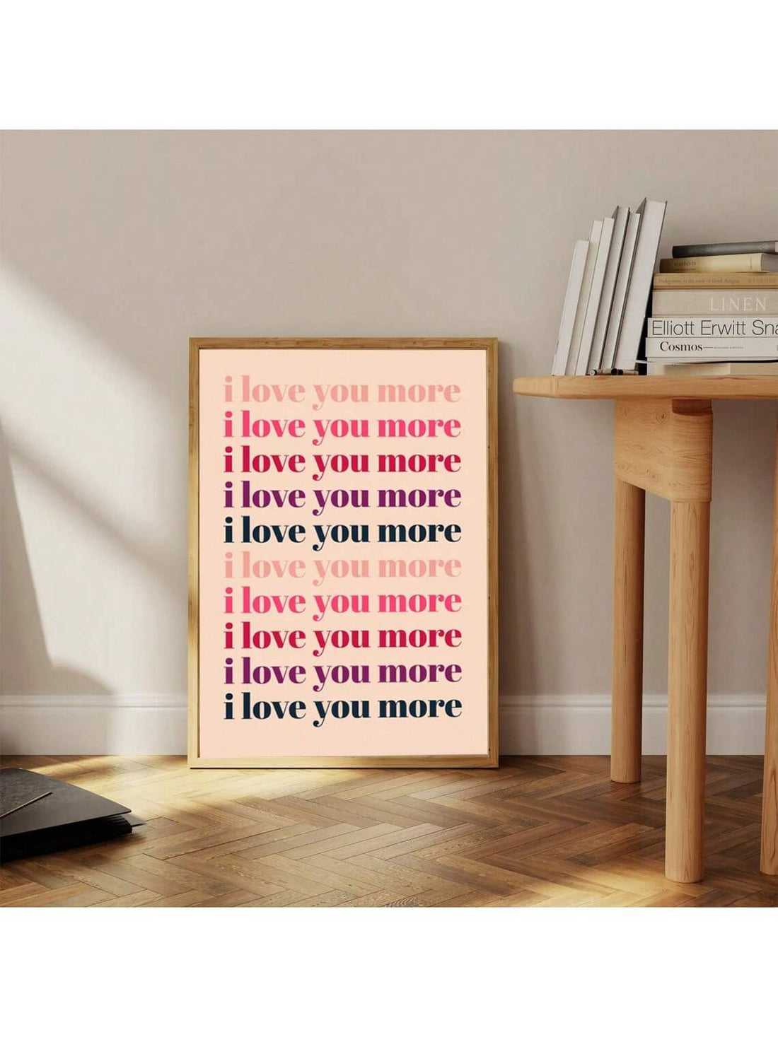 Express your love with our Endless Love canvas wall art for couples. With a beautiful romantic design and the words "I Love You More" displayed prominently, this art piece serves as a constant reminder of your love and devotion. Made with high-quality canvas, this durable art piece is the perfect addition to any couple's home decor.