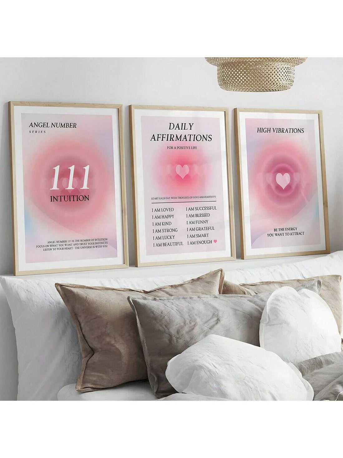 This Romantic Pink Heart Gradient Canvas Art is the perfect addition to your Valentine's Day celebrations and home decor. With its beautiful gradient color and heart design, it exudes love and romance in every room. Made with high-quality materials, this canvas art is a must-have for any romantic at heart.