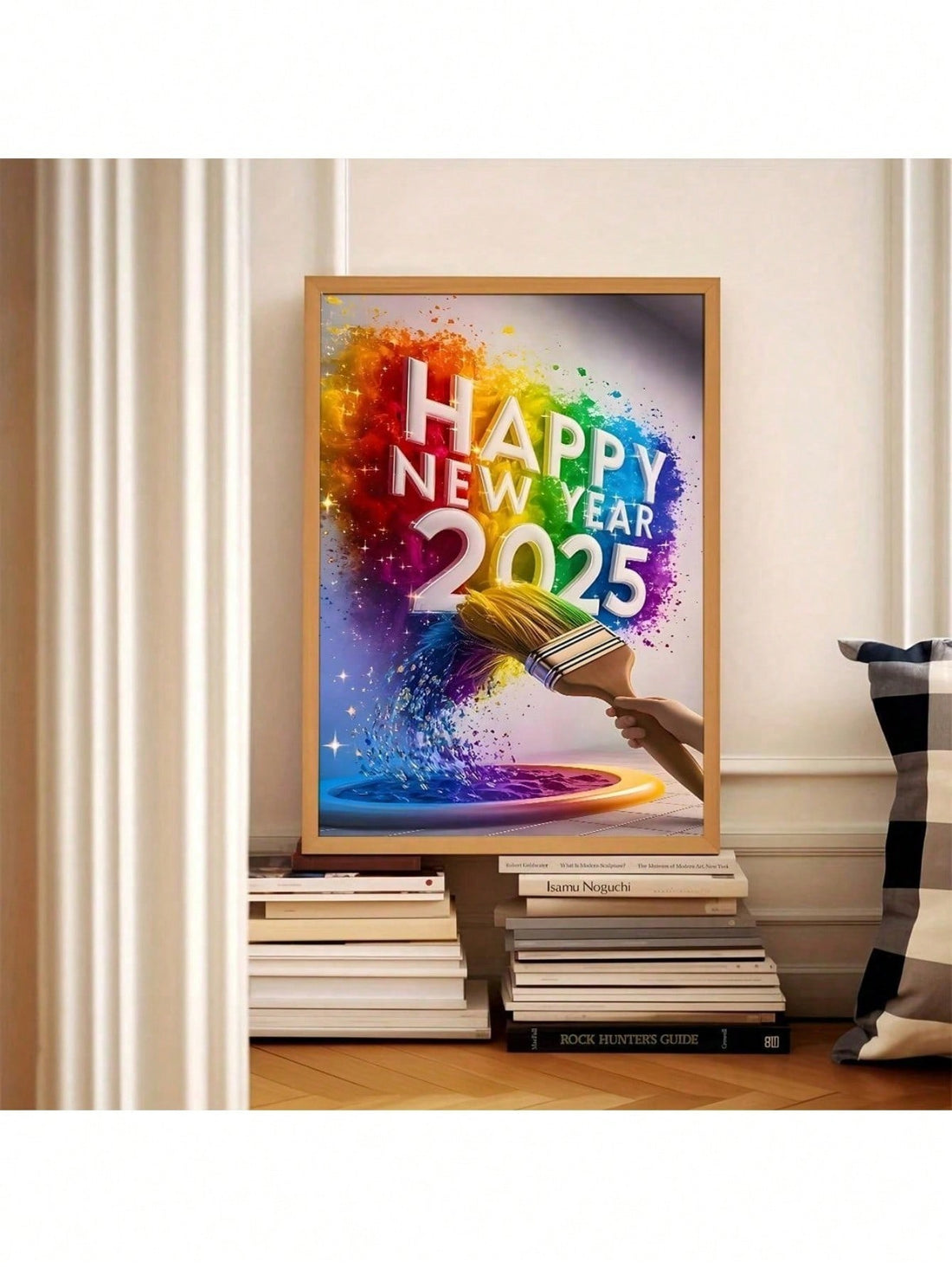 Celebrate the new year in style with our 2025 Happy New Year Canvas Wall Art. This unique piece features a bold and modern design that will add a festive touch to any space. Made with high-quality canvas, it is durable and long-lasting. Ring in the new year with this stunning and stylish addition to your decor.