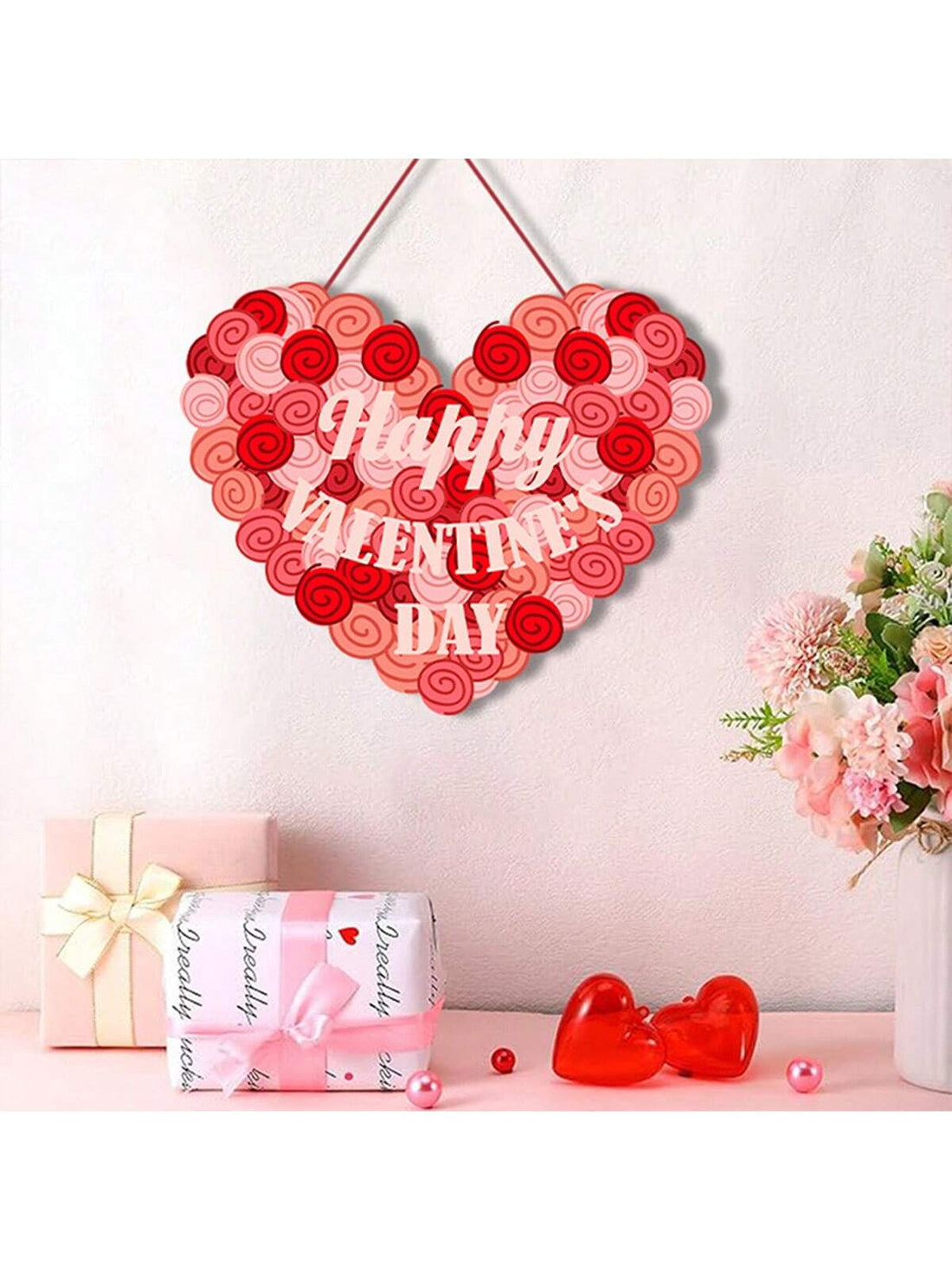 Add a charming, romantic touch to your home with our 10-piece Valentine's Day Decorative Door Banner Set. Made with high-quality materials, these banners are sure to impress your loved one and create a beautiful atmosphere. Perfect for celebrating Valentine's Day with your special someone.