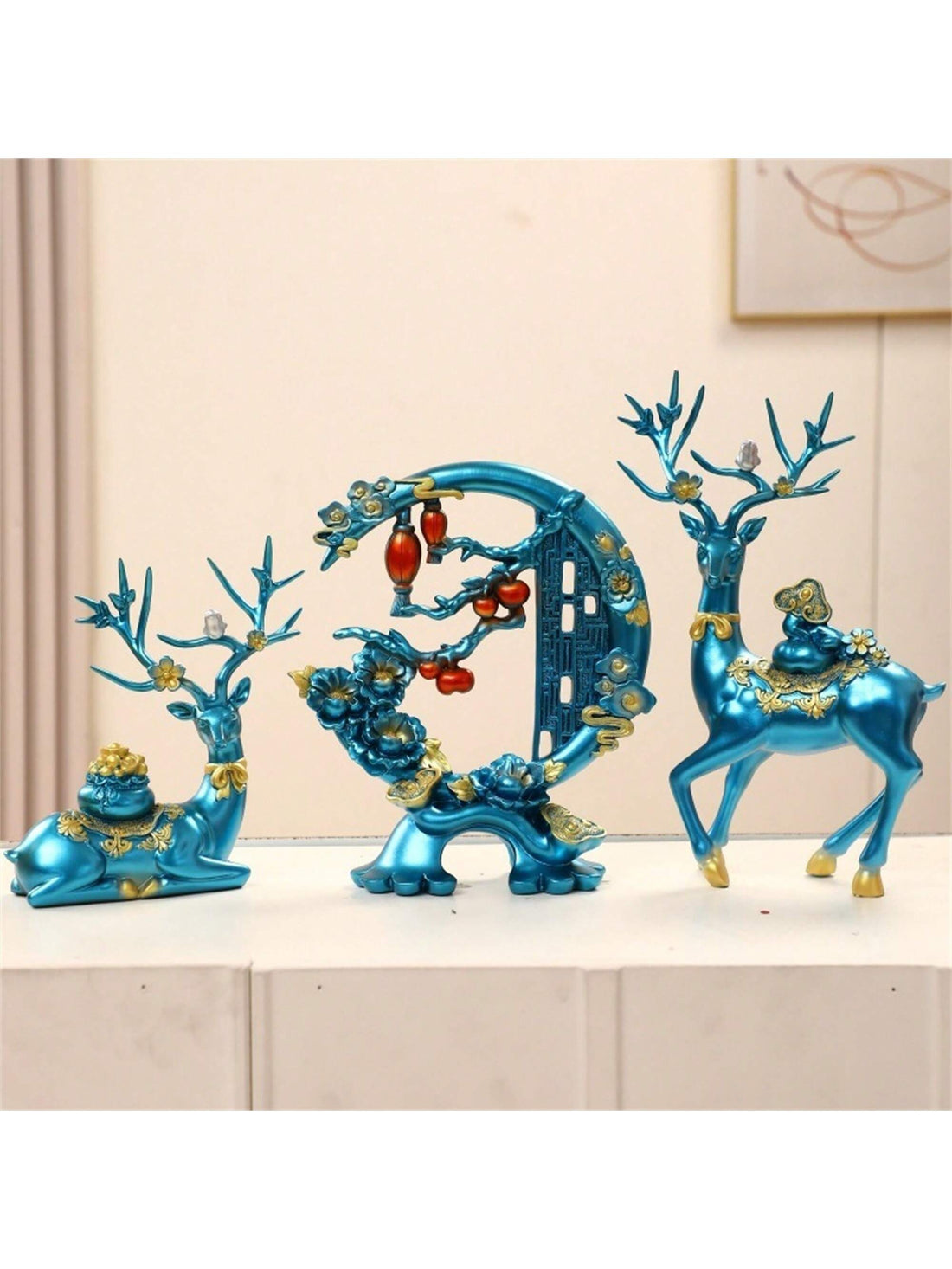 Elevate your holiday decorating game with our Charming Resin Reindeer Figurines - Set of 2. Each intricately crafted figurine brings a touch of festive elegance to any home or office space. Made with high-quality resin, these charming reindeer are the perfect addition to your holiday decor.