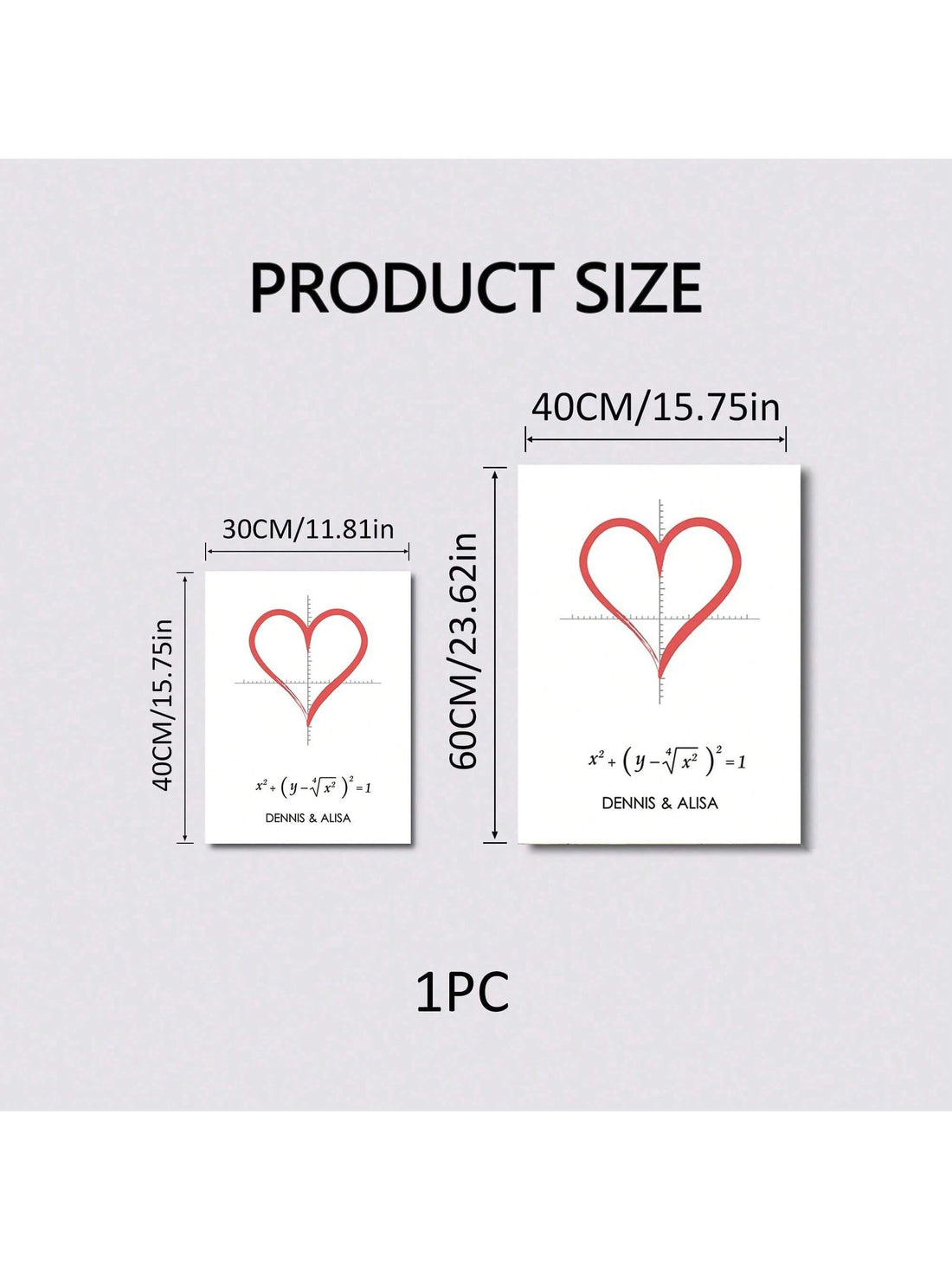 This Romantic Mathematical Love Canvas Print is a modern and abstract art piece that will add a touch of love and sophistication to your home décor. Its unique design incorporates mathematical elements, making it a perfect gift for the analytical mind. With its high-quality canvas and vibrant colors, it is sure to be a beautiful addition to any space.