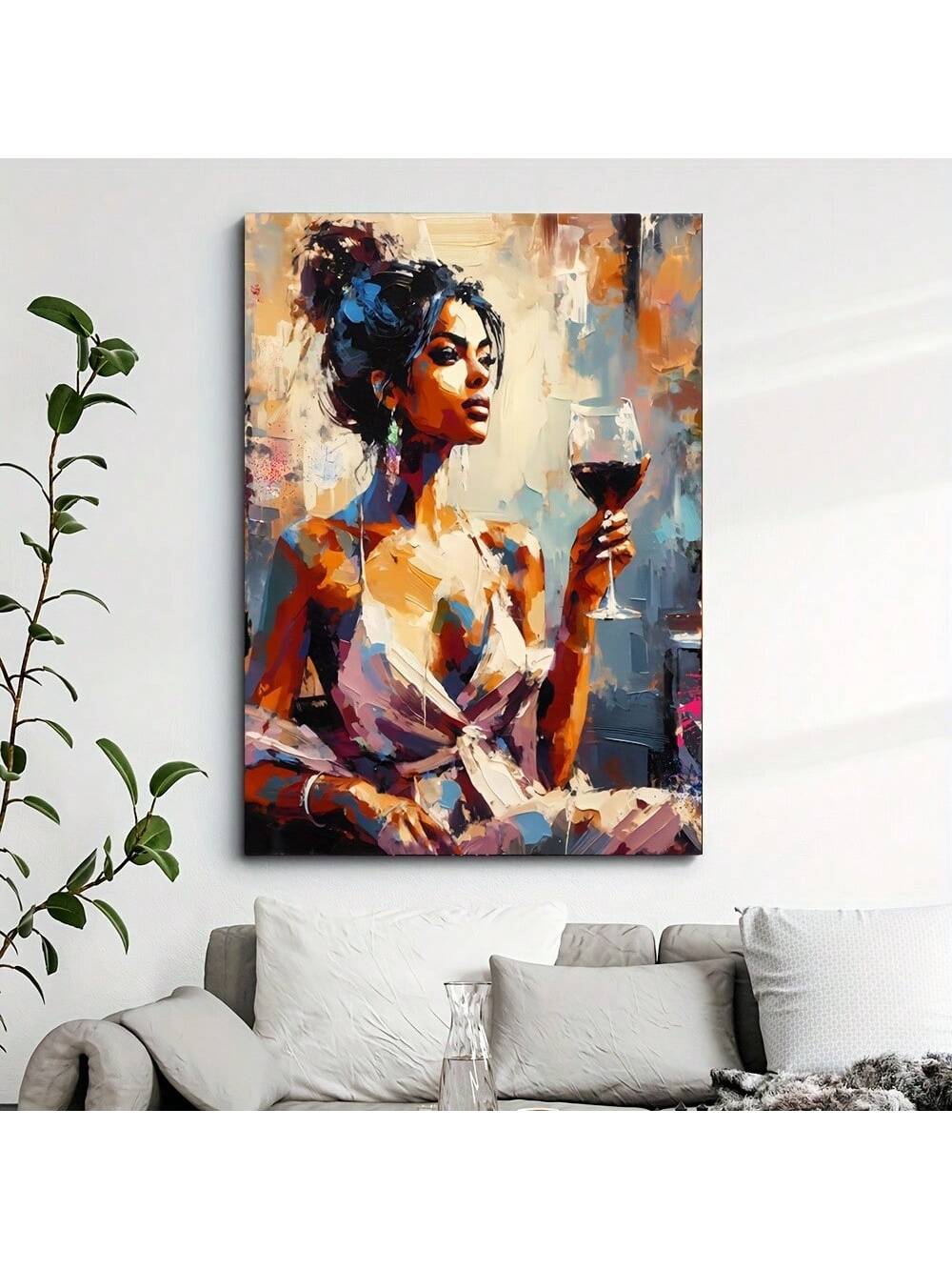 Stylish Modern Abstract Art Canvas Print for Chic Home Decor