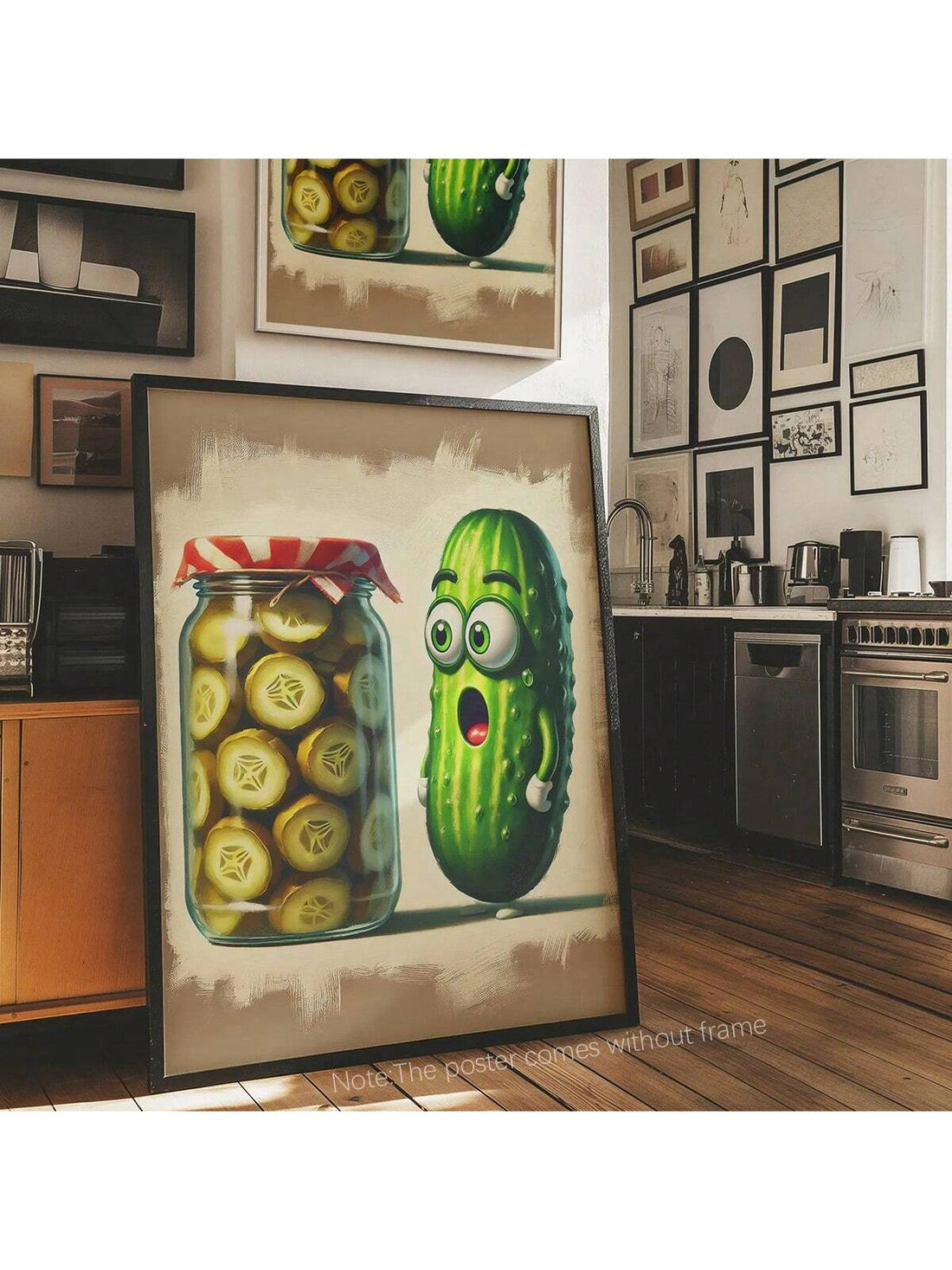 Enhance your home's aesthetic with this stylish wall art canvas poster. Perfect for any room, it adds an elegant touch to your living room, bedroom, hallway, or kitchen. Elevate your decor with this must-have piece.