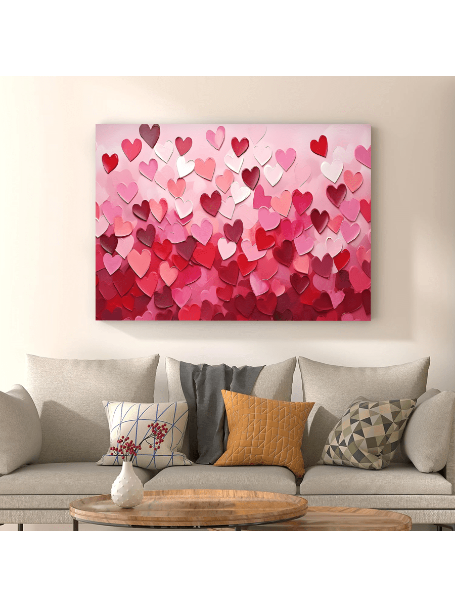 Introduce a touch of romance to your home with our Framed Love Canvas Wall Art. The stylish design will add a touch of elegance to your bedroom or living room. Made with high-quality materials, it's a perfect addition to any home decor. Feel the love every time you admire this beautiful piece of art.