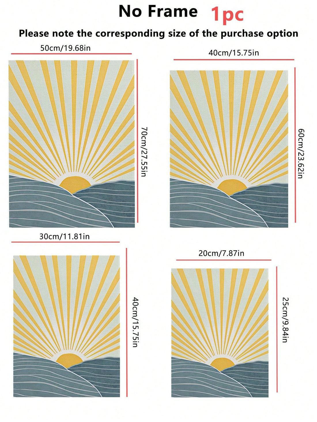 Introduce calming beauty into your space with our Serene Sunrise Canvas Art. Perfect for both home and office walls, this piece adds a peaceful touch to any room. Crafted with high-quality materials, it brings a sense of tranquility to your environment. Enjoy a serene and inspired atmosphere with this perfect wall décor.