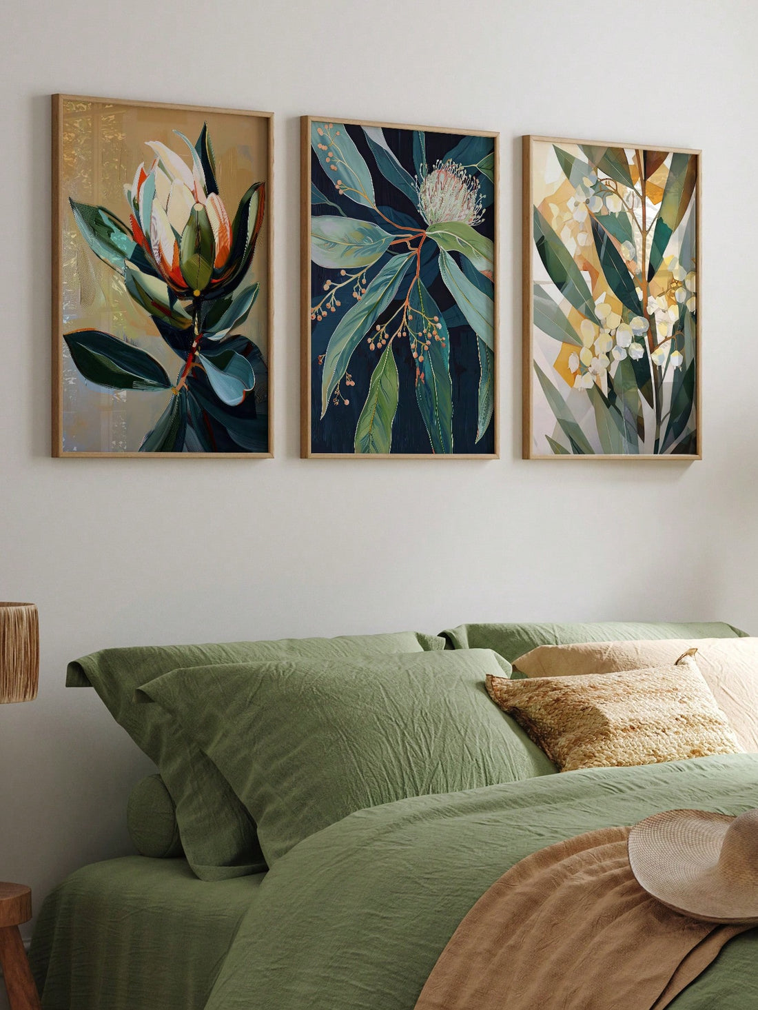 Enhance your modern living space with our 3-Piece Vintage Botanical Wall Art Set. These beautiful floral canvas prints add a touch of elegance and nature to any room. With a vintage design and high-quality materials, you can easily elevate your home decor. Transform your space with this unique set.