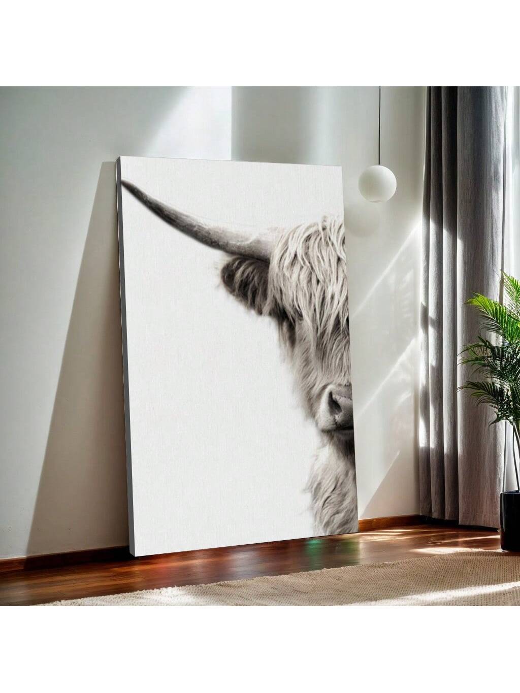 Elevate your home or office decor with our stunning Majestic Highland Cattle Canvas Art. Expertly crafted, our luxe animal wall decor showcases the beauty and strength of these magnificent creatures. Made with high-quality materials, it adds a touch of sophistication to any space.