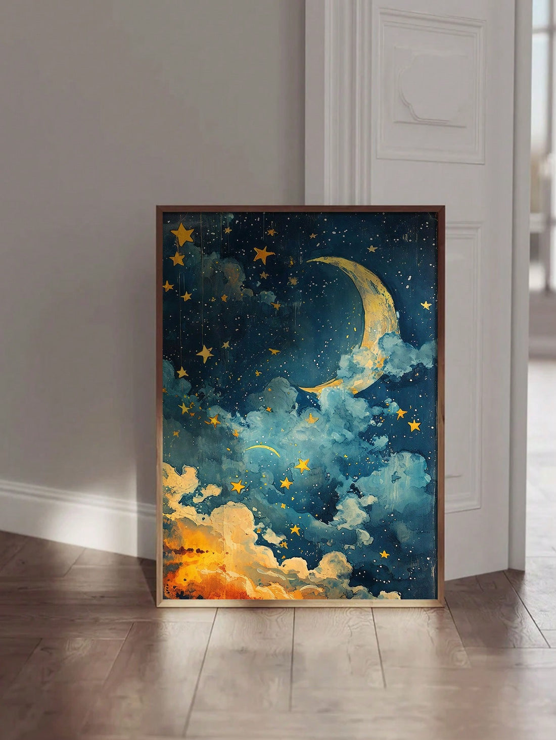 Transform your home into a mystical haven with our Enchanting Endless Night Sky Canvas. This Gothic Dark Academia Art Print captures the beauty of the night sky, perfect for décor with a touch of magic. Elevate your space with this captivating and unique piece.