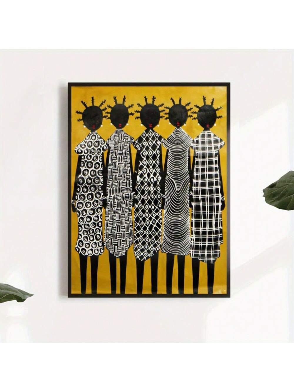 This unframed canvas art print features a vibrant African design that will bring life and color to any space. With its high-quality printing process and durable canvas material, it is the perfect wall decor for any room. Elevate your home with this eye-catching piece of art.