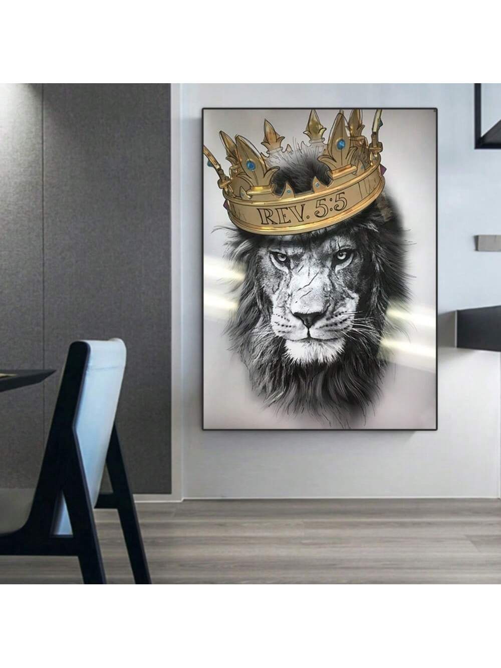 Transform your bedroom into a regal oasis with our Majestic Royal Lion King Canvas Wall Art. This vibrant abstract animal painting will add a touch of elegance and sophistication to any space. Made from high-quality canvas, this piece is durable and long-lasting.