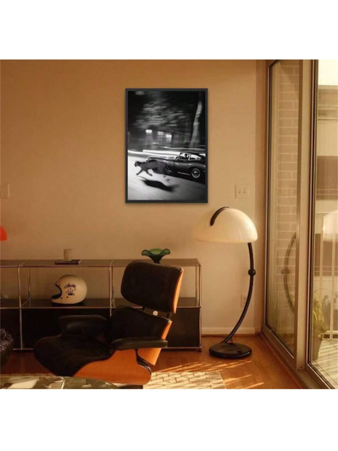 Elevate your interior with this Luxury Retro Leopard Wall Art Poster, featuring a vintage black and white design that blends classic elegance with modern sophistication. This unframed print offers versatile styling options, perfect for adding a chic, timeless touch to any room. Crafted for discerning decor enthusiasts, it enhances your space with subtle yet striking animal-inspired artistry.