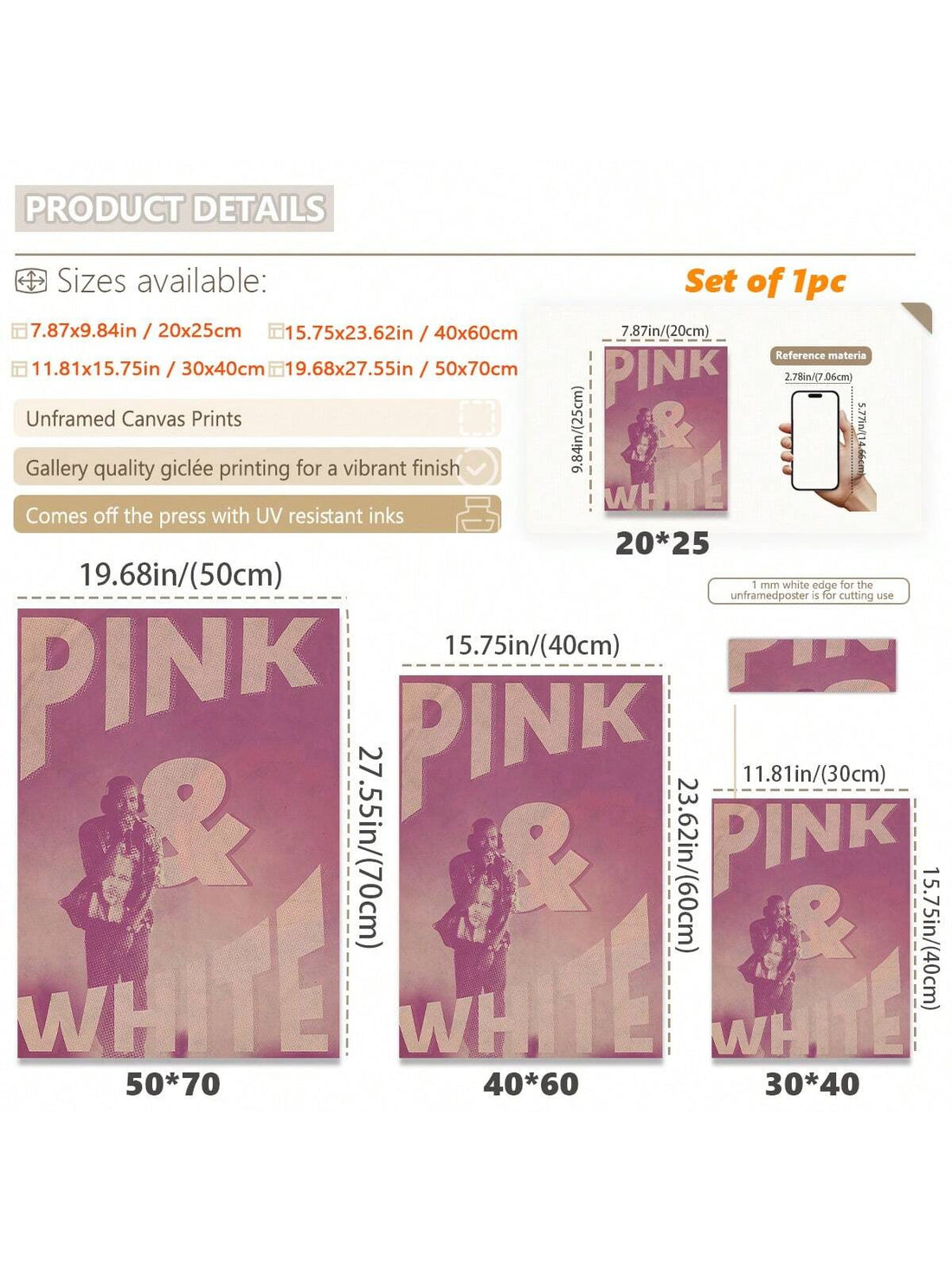 Elevate your space with this Modern Pink Punk Canvas Wall Art, blending edgy punk aesthetics with a contemporary pink palette. Perfect for bedrooms and living rooms, this music-inspired decorative poster adds a bold, stylish statement while enhancing your room’s atmosphere with artistic flair. Crafted for durability and vibrant color retention, it offers a lasting visual impact that complements modern interiors.