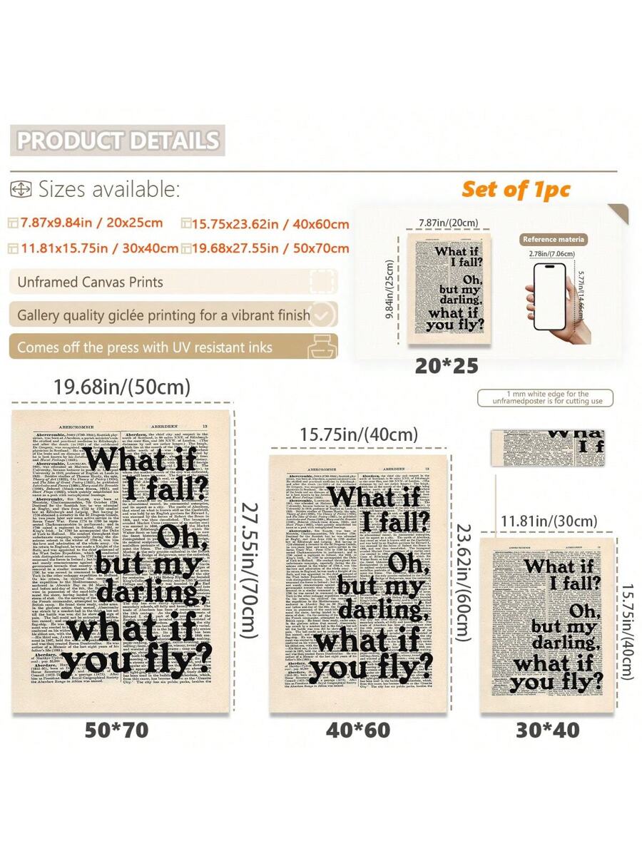 Framed vintage newspaper Bible verse poster displayed on a tiled wall