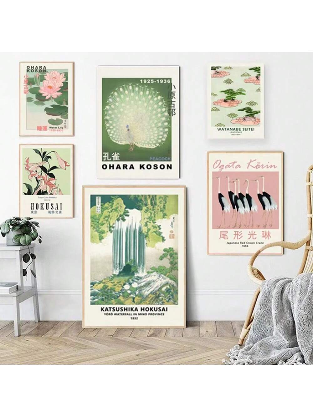 Transform your living space with this stunning peacock canvas wall art, inspired by the masterful techniques of Hokusai and Ohara Koson. Each framed print captures the elegance of traditional Japanese aesthetics, featuring intricate details and a sophisticated color palette that brings timeless beauty to any room. The peacock motif symbolizes grace and prosperity, making it an ideal focal point for modern and classic interiors alike. Crafted with museum-quality printing on premium canvas, these pieces showc