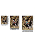 Size chart showing canvas print options 30x40 cm 40x60 cm and 50x70 cm