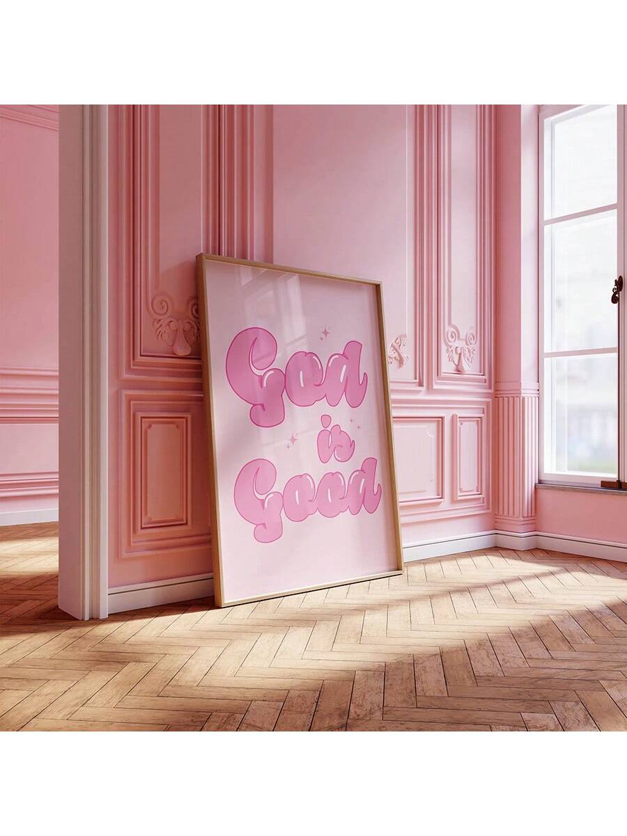 Enhance your home decor with our Retro Christian Quote Canvas Wall Art featuring the inspiring phrase "God Is Good All The Time." This high-quality art piece serves as a constant reminder of faith and positivity. Made with durable materials, it will add a touch of style and inspiration to any room.