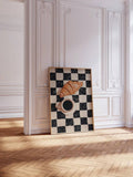 Breakfast wall decor for dining room kitchen nook or pantry with French bistro mood