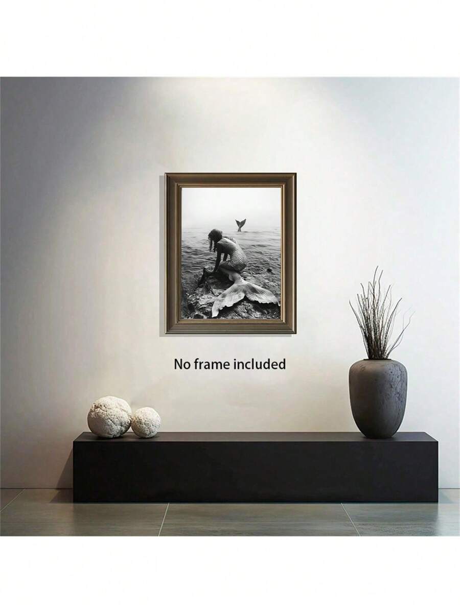 Enhance your space with this Vintage Mermaid Canvas Wall Art, featuring a timeless ocean-inspired design. Unframed for versatile display options, it brings a classic maritime charm to both home and office environments. Crafted to evoke the serene beauty of the sea, this piece adds a sophisticated nautical touch that complements a variety of decor styles.