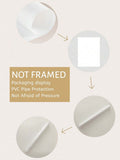 Packaging display for not framed print with PVC pipe protection and rolled print images