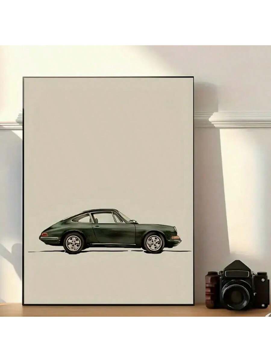 Elevate your space with this Classic Green Sports Car Canvas Art Print, a refined tribute to vintage automotive design. Expertly printed on high-quality canvas, it captures the iconic allure of classic sports cars, making it a perfect focal point for enthusiasts and collectors. This durable wall decor adds a sophisticated, timeless charm to any room, celebrating automotive heritage with style and precision. Ideal for living rooms, offices, or garages, it blends artistic craftsmanship with passion for classi