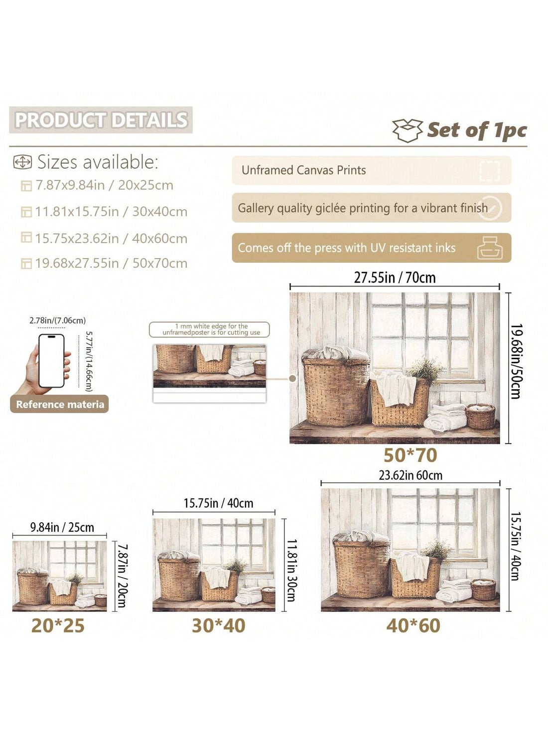 Transform your home or office into a charming farmhouse with our Vintage Farmhouse Laundry Basket Canvas Art Print. This stylish wall decor features a vintage laundry basket design, adding a touch of nostalgia to any space. Perfect for adding a unique and cozy atmosphere to your living or work area.