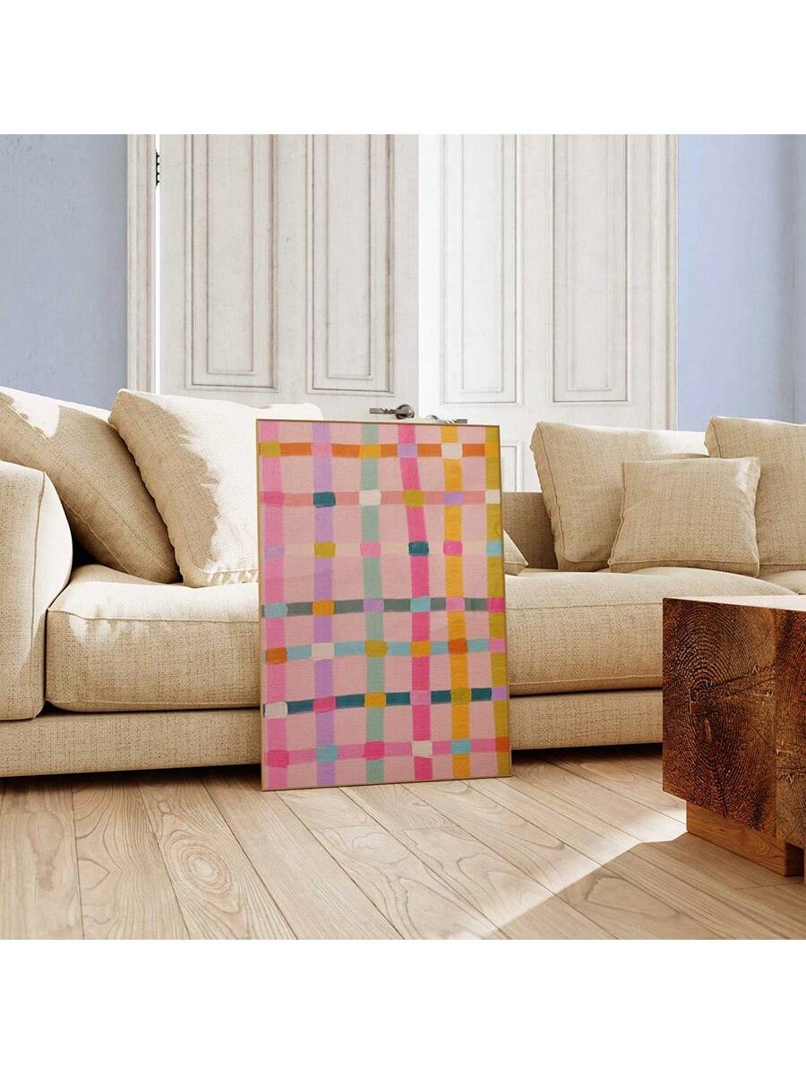 These Vibrant Geometric Canvas Prints are the perfect addition to any bedroom, living room, or office space. With their abstract and colorful design, they will add a touch of modern style to your decor. Made with high-quality materials, these prints are sure to brighten up any room.