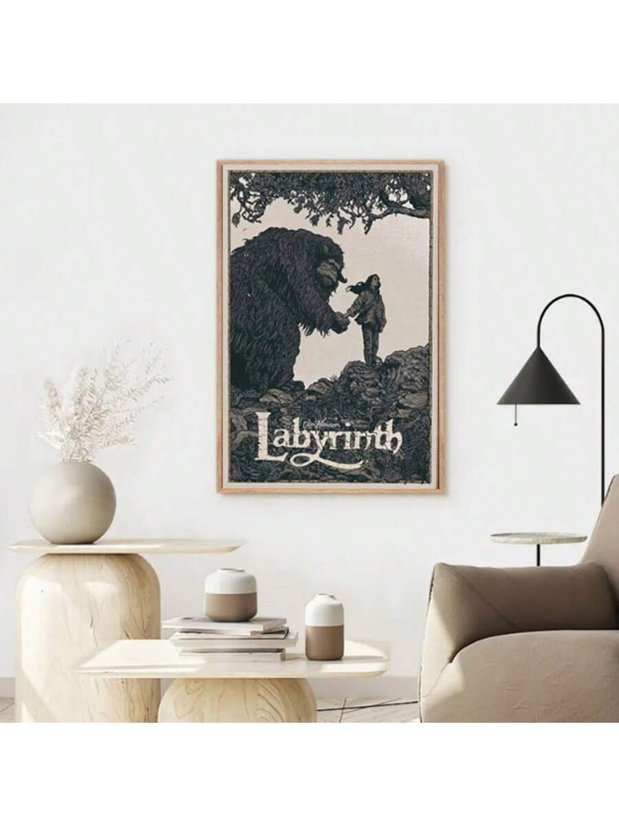 Bring timeless fantasy charm into your space with this striking Labyrinth movie poster. Rendered on premium canvas, this vintage-inspired artwork captures the iconic imagery that defined a generation of cinema. Perfect for collectors and film enthusiasts, it transforms any room—bedroom, office, or living area—into a gallery-worthy display. The rich colors and detailed composition maintain their visual impact whether hung as a standalone statement piece or as part of a curated collection. Durable canvas cons