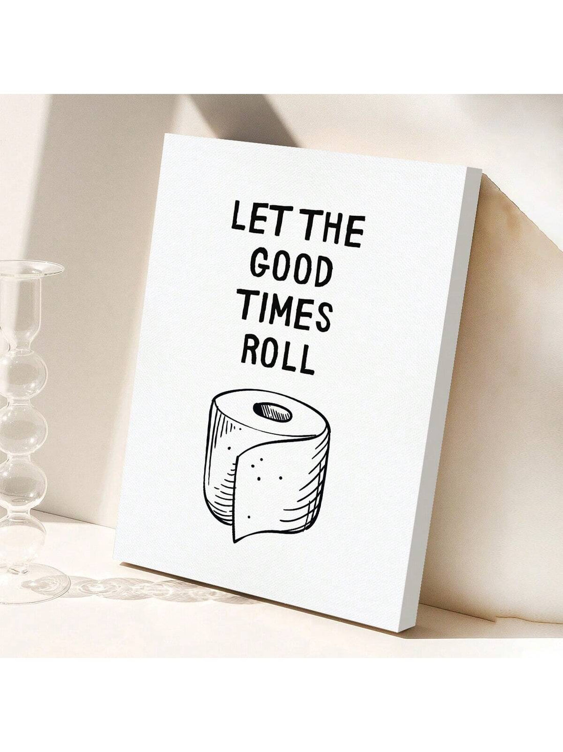 Add a touch of humor to your bathroom with this Funny Toilet Print Wall Art. Featuring the playful phrase "Let The Good Times Roll," this digital download is perfect for creating a lighthearted and inviting atmosphere. Easy to print and frame, it offers a quick and affordable way to refresh your bathroom decor with expert style and wit.
