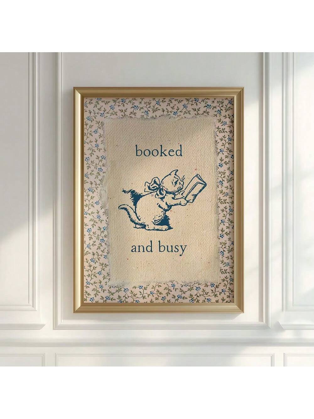 Elevate your space with this Vintage Cat Reading Canvas Print, a perfect blend of minimalist floral design and charming feline imagery. Ideal for book lovers and those seeking subtle, sophisticated home decor, this artwork adds a touch of warmth and personality to any room. Crafted to complement a variety of interiors, it inspires a cozy, thoughtful atmosphere while celebrating a love for reading and nature.