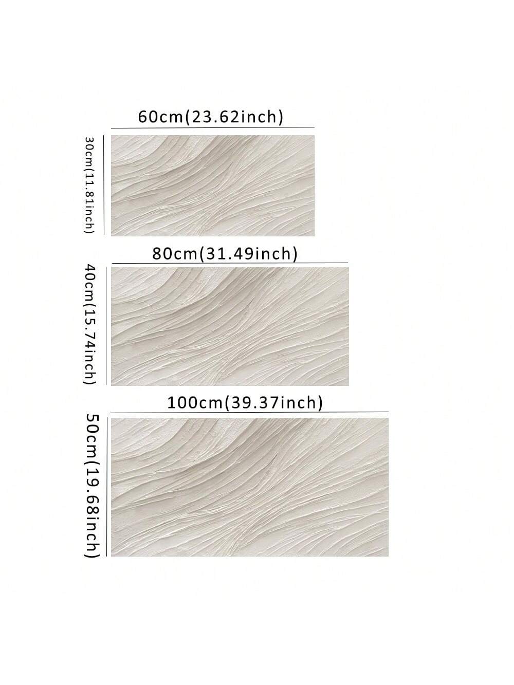 Elevate your contemporary living room or bedroom with our Frameless Modern Minimalist Canvas Wall Art. The white and beige color scheme adds a touch of sophistication, while the frameless design gives a sleek and modern look. Perfect for adding a minimalist touch to your home decor.