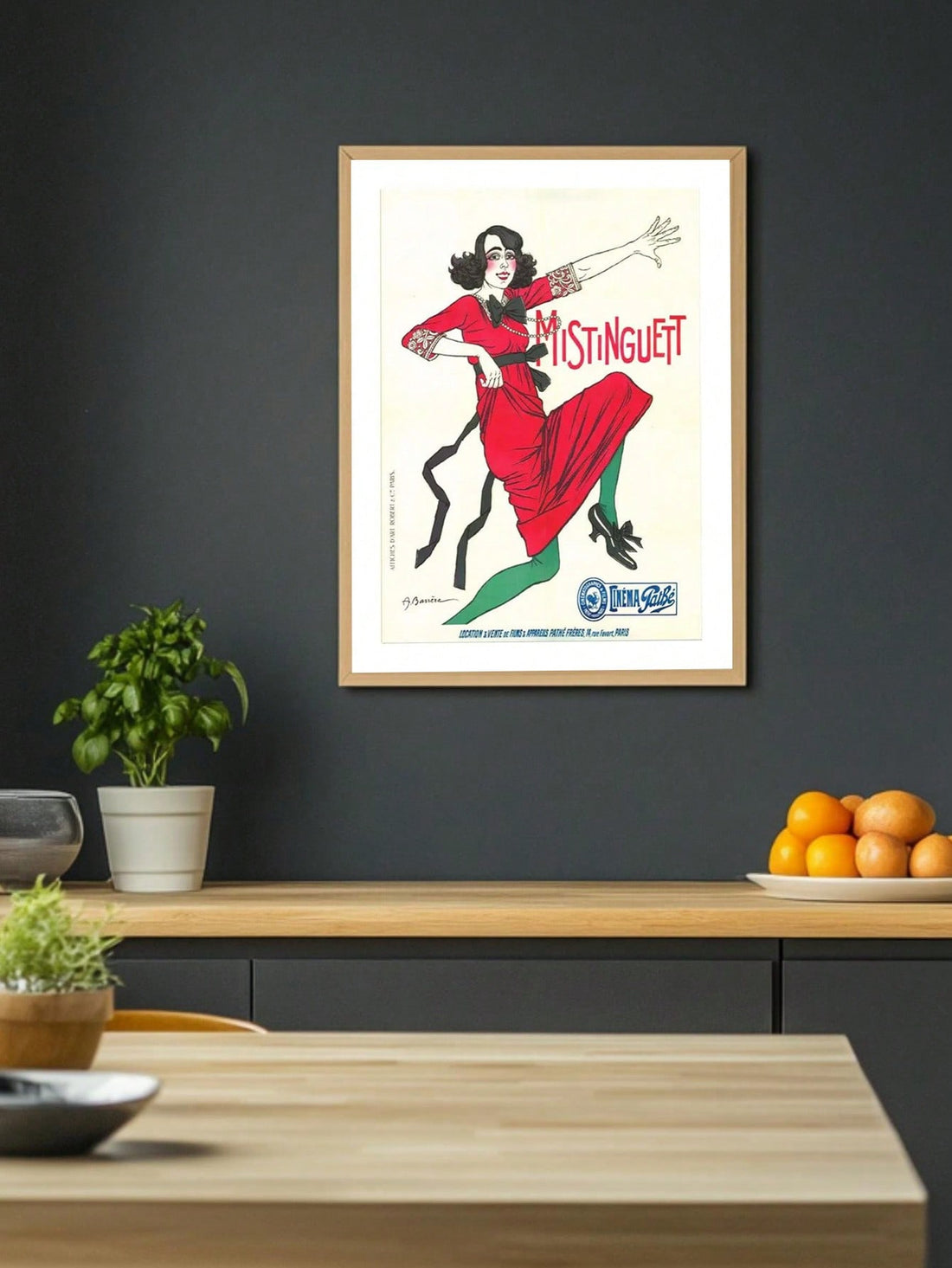 Add a touch of vintage elegance to your home decor with our Mistinguett La Revue De Paris poster. This chic and unique wall art captures the glamour of the famous Parisian cabaret and will surely elevate any room. Printed on high-quality paper, it is a timeless addition to your collection.