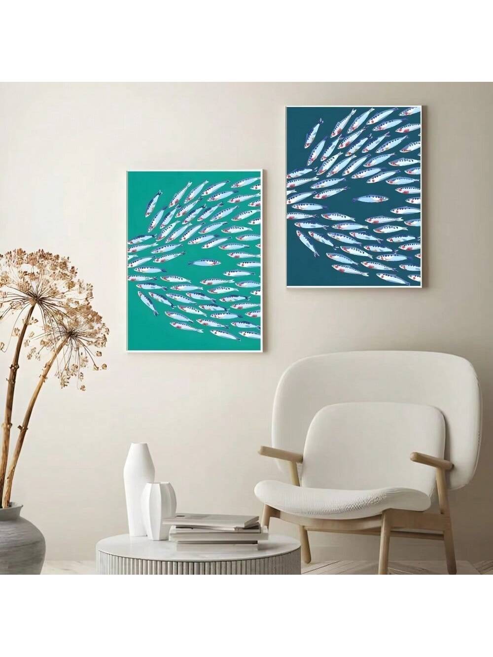 Bring vibrant underwater scenes into your living space with this Colorful Marine Life Wall Art collection. These frameless posters highlight detailed marine animals in rich hues, perfect for enhancing modern interiors. Their edge-to-edge design ensures a seamless look, adding depth and color without overwhelming your décor. Ideal for marine enthusiasts and lovers of contemporary style, these prints elevate any room with an expert blend of art and nature.