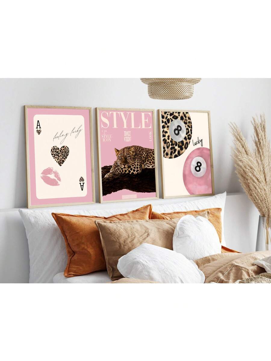 Transform your space with this sophisticated leopard print canvas art, a versatile statement piece that brings contemporary elegance to any room. The striking cheetah pattern combines bold visual interest with refined aesthetics, making it ideal for bedrooms seeking personality or living rooms craving upscale style.