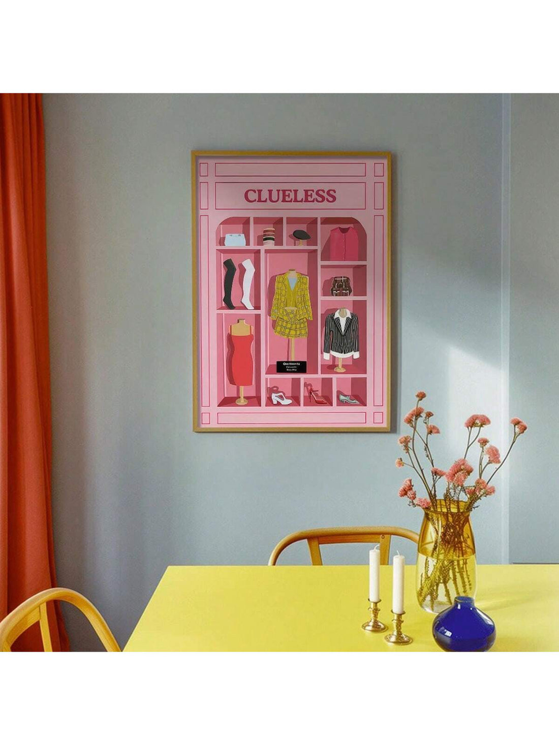 Elevate your space with this Chic Retro Pink Canvas Art featuring elegant gold accents. Perfectly blending vintage charm with modern sophistication, this stylish wall decor enhances any home, office, or cafe environment. Crafted on high-quality canvas, it offers lasting vibrancy and a refined aesthetic that complements diverse interior styles. Ideal for those seeking a tasteful statement piece that adds warmth and character to their surroundings.