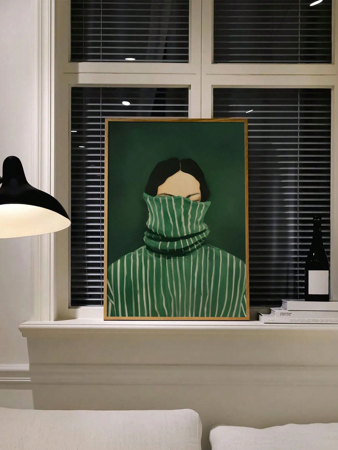 Transform your space with this sophisticated Emerald Green Abstract Art Poster. The unframed canvas delivers contemporary elegance through rich emerald tones and abstract forms, creating a focal point that elevates any room's aesthetic. Perfect for design enthusiasts seeking to introduce color and artistic expression into their home décor without overwhelming the existing palette.