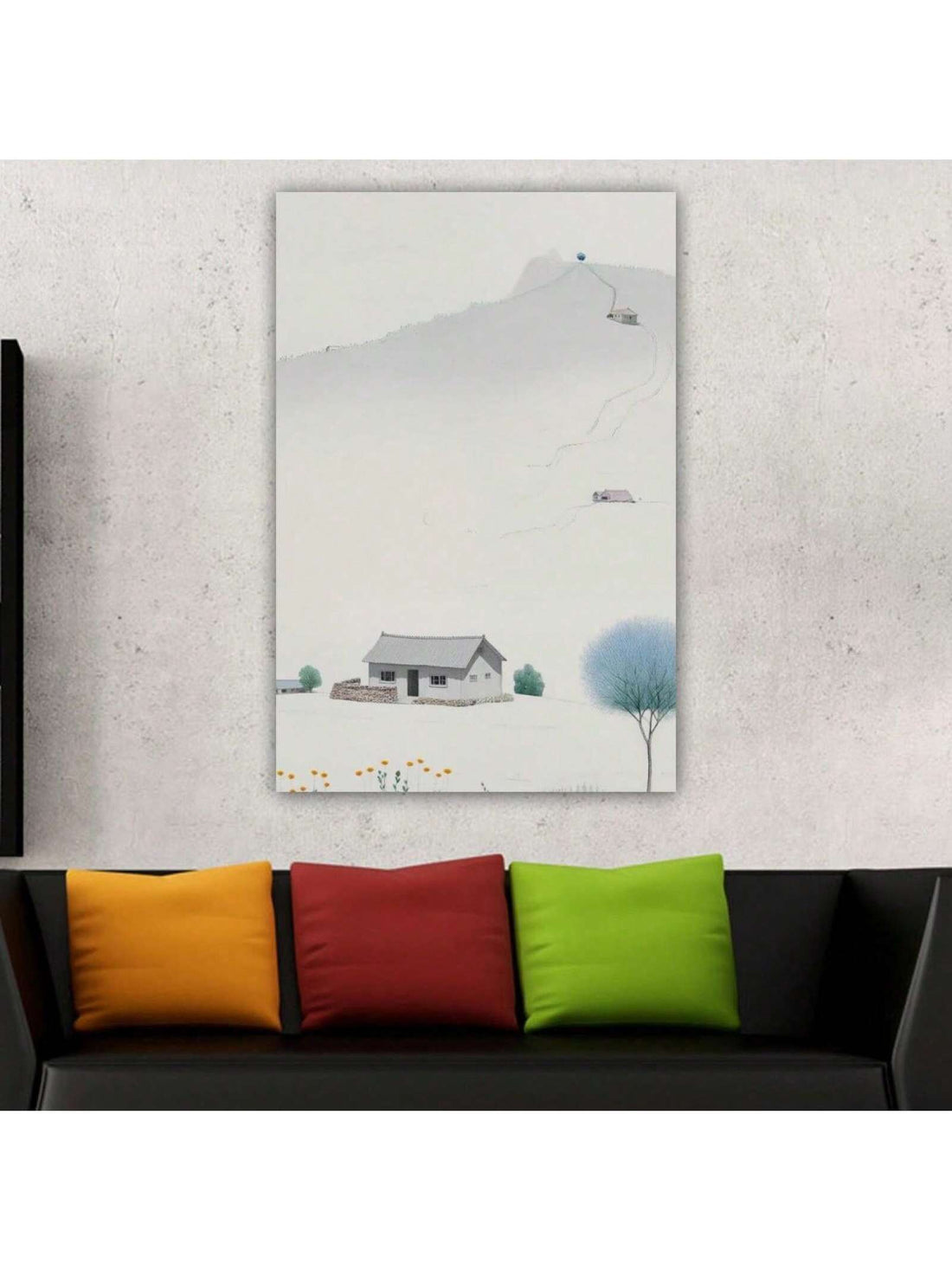 Elevate any room with this elegant Charming Village Landscape Framed Canvas Wall Art. The charming village landscape design adds a touch of sophistication to any home decor. Expertly crafted with high-quality materials, this framed canvas wall art is sure to impress and elevate any space.