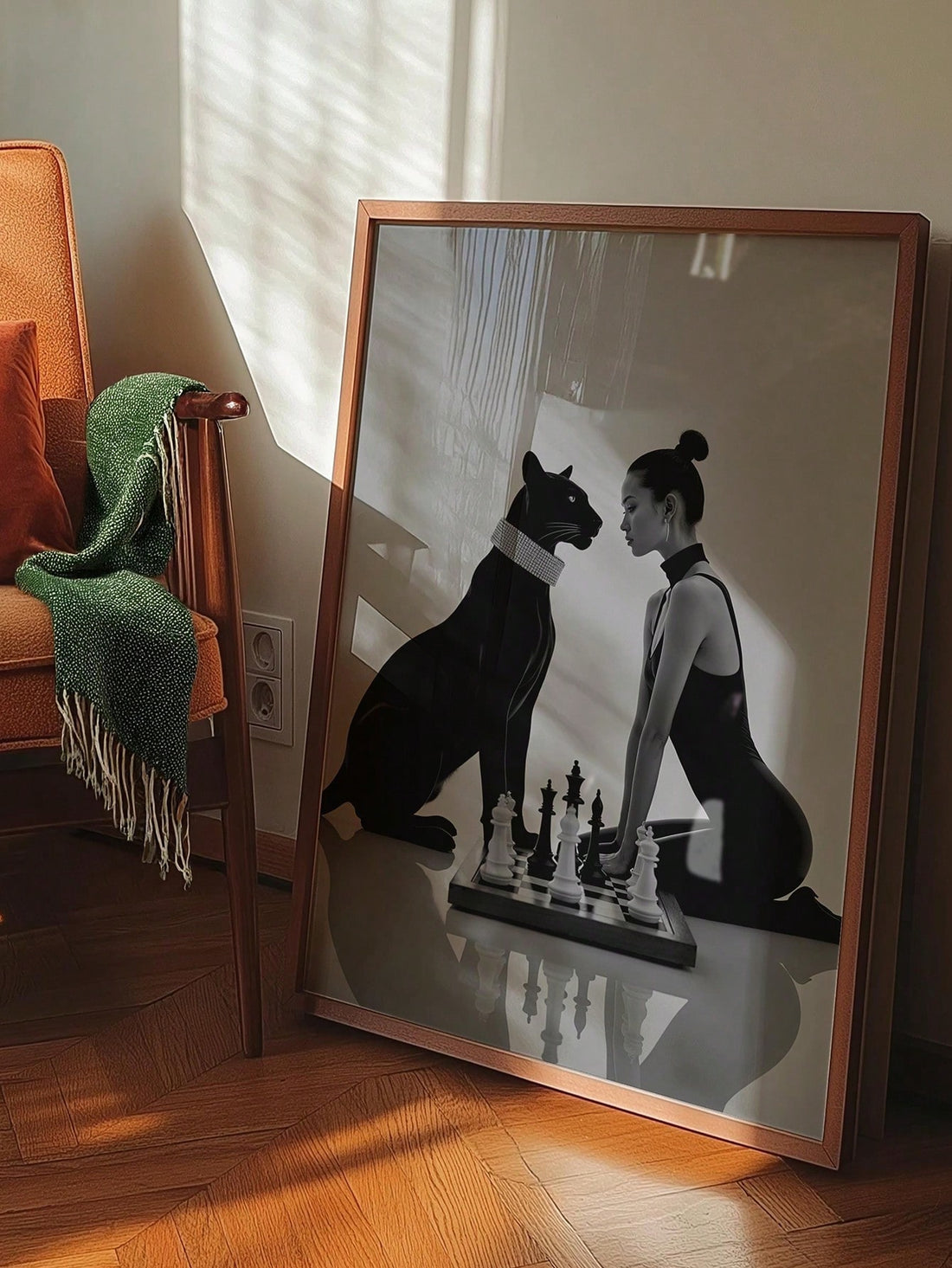 Expertly designed for bold and modern interiors, this retro art canvas poster features a bold female figure in striking red, creating a statement piece for any room. With its high-quality materials and vibrant colors, this poster adds an aesthetic touch to any wall. Elevate your decor with this unique piece.