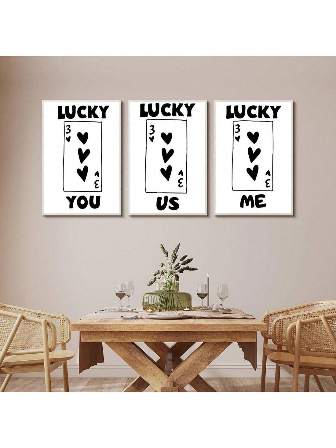 Elevate your living space with this stylish 3-piece canvas wall art set, featuring modern retro aesthetic framed prints. Expertly designed to blend contemporary and vintage elements, these prints add depth and character to any room. Perfect for enhancing home decor, each piece is crafted to deliver lasting visual appeal and complement a variety of interior styles.