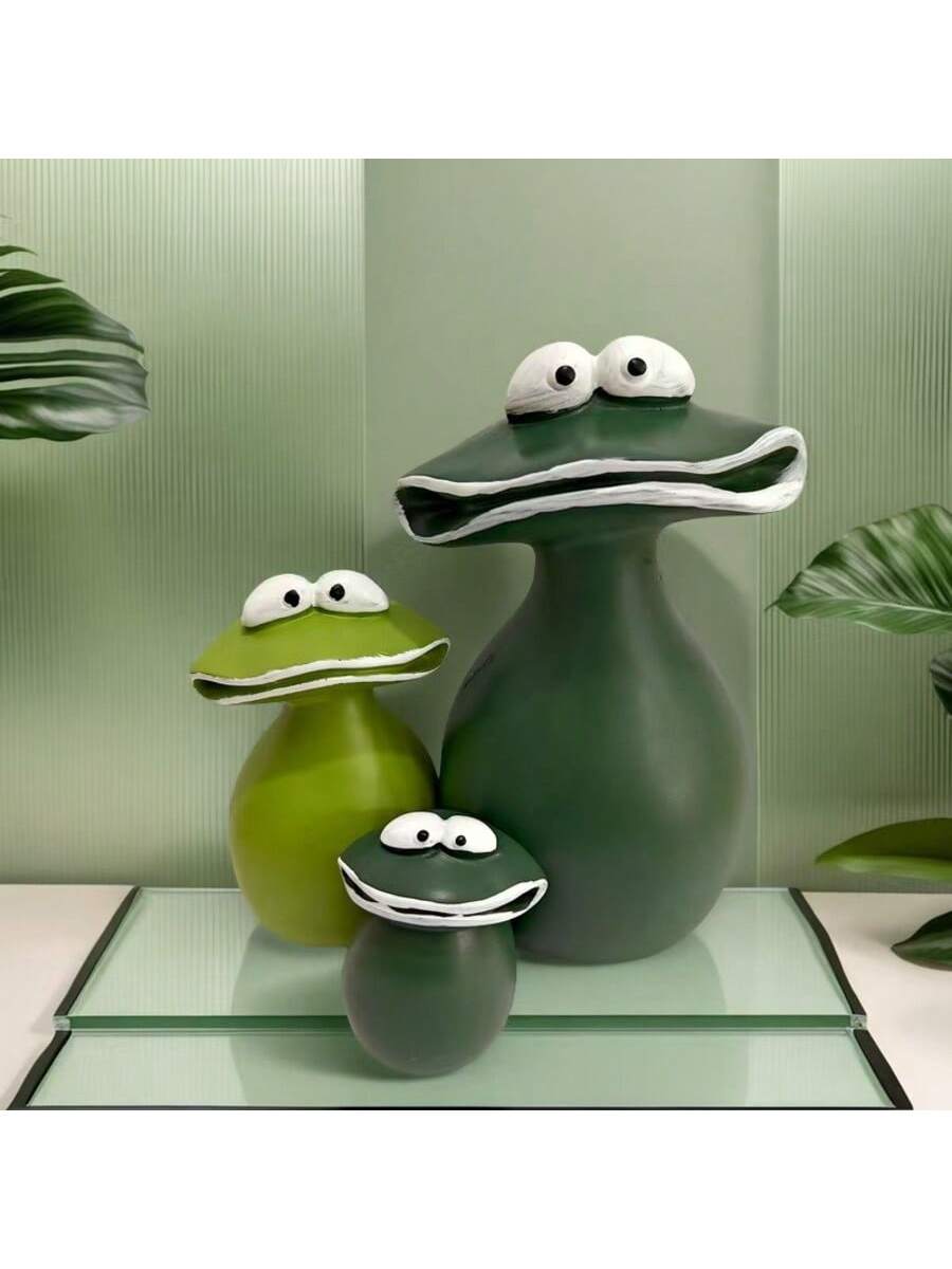 This charming resin frog figurine is the ideal addition to any home, garden, or yard. Its adorable design will add a touch of cuteness to your decor. Made from high-quality resin, it is durable and long-lasting. Bring a smile to your face with this perfect decor piece.