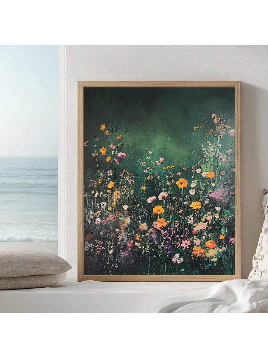 Transform your space with our Vintage Botanical Canvas Art featuring a serene wildflower meadow design. This professionally crafted wall decor adds a touch of timeless elegance to bedrooms, kitchens, or living rooms. The detailed botanical illustrations capture the delicate beauty of wildflowers with expert precision, creating a focal point that brings natural charm to any interior setting.