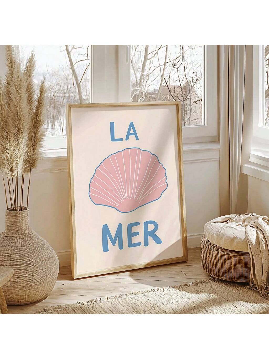 Transform your beach house into a mid-century modern oasis with our Coastal Seashell Wall Art Poster. This stunning print captures the essence of a summer day at the coast, making it the perfect addition to your beach house decor. With beautiful seashells and a sleek design, this poster brings a touch of elegance to any room.