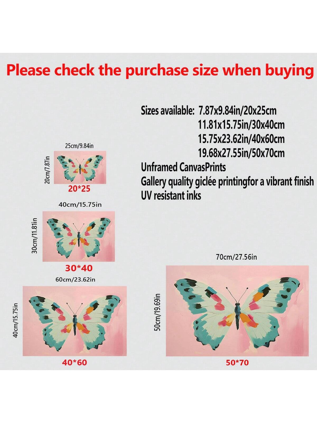 Transform any girl's room into a magical sanctuary with this vibrant butterfly canvas wall art. Expertly crafted with brilliant colors that captivate the imagination, this piece serves as both a striking focal point and conversation starter. The durable canvas construction ensures longevity, making it an ideal gift for birthdays, holidays, or room makeovers. Perfect for creating a cheerful atmosphere in bedrooms, playrooms, or nurseries.