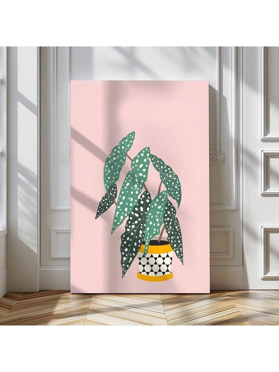 Enhance your living space with our Framed Pink Floral Plant Print Canvas Wall Art. The textured flower design adds a touch of nature to any bedroom or living room. This ready-to-hang piece is sure to impress with its vibrant colors and high-quality frame.