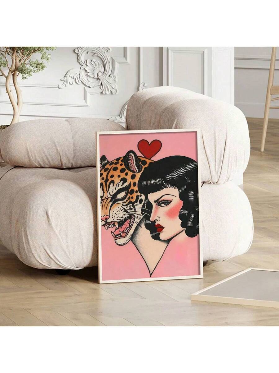 Sleeping kittens artwork room decor example