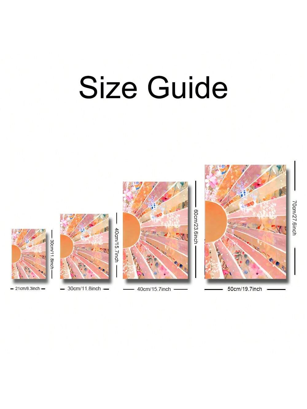 Elevate your living space with the Boho Sunrise Wall Art, featuring a delicate watercolor floral design in vibrant orange and soft blush tones. This piece blends playful color with modern aesthetics, making it an ideal accent for contemporary interiors. Crafted to bring warmth and artistic flair, it complements a variety of decor styles while adding a fresh, inviting atmosphere to any room. Perfect for those seeking a subtle yet striking statement in their home.