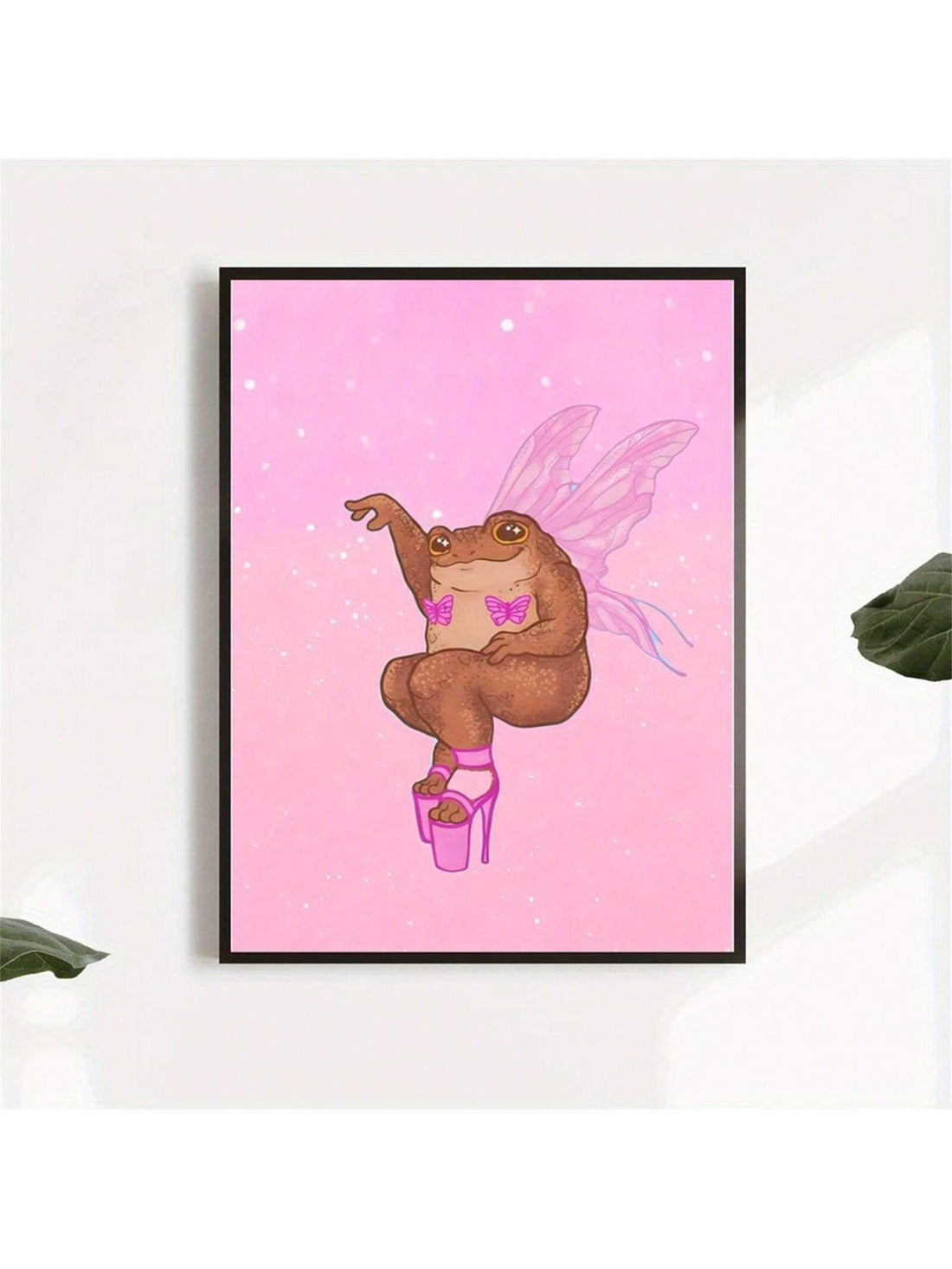 Elevate your space with the Chic Pink Toad Angel Canvas Art Print, a playful yet sophisticated piece featuring a humorous frog illustration. Perfectly suited for both home and office, this canvas adds a touch of whimsy while maintaining a stylish aesthetic. Its unique design serves as a conversation starter, bringing personality and charm to any room. Crafted for durability and visual appeal, this print complements contemporary decor with a lighthearted twist.