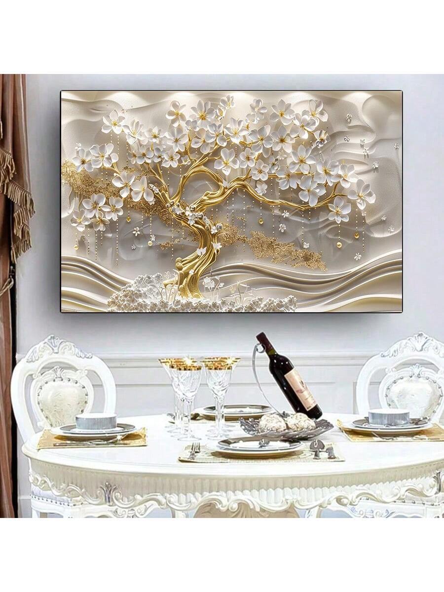 Elevate your space with this Abstract Tree of Life Canvas Art, a sophisticated blend of modern design and botanical inspiration. Perfect for both home and office, this piece adds a touch of nature’s elegance while complementing contemporary interiors. Its abstract form invites thoughtful reflection, making it an ideal focal point that enhances ambiance and promotes a serene environment. Crafted with quality materials, it ensures lasting visual appeal and durability.